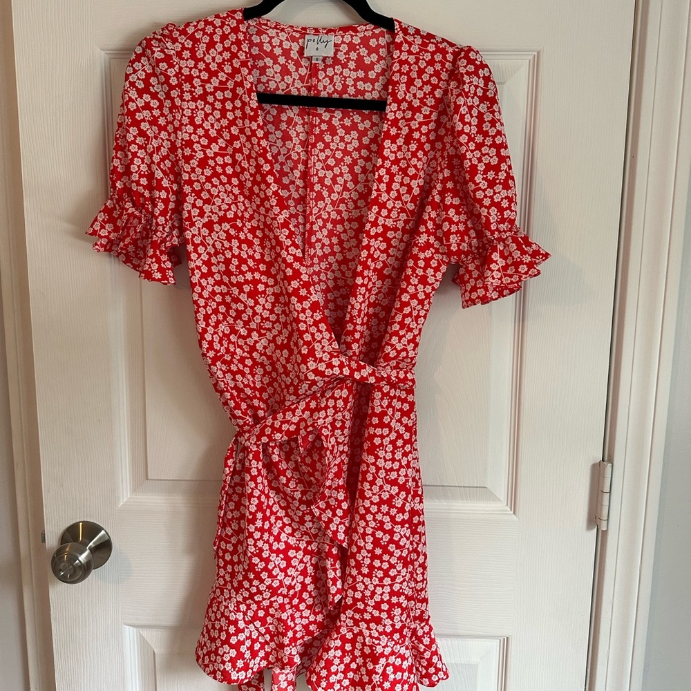 Princess Polly floral wrap dress
